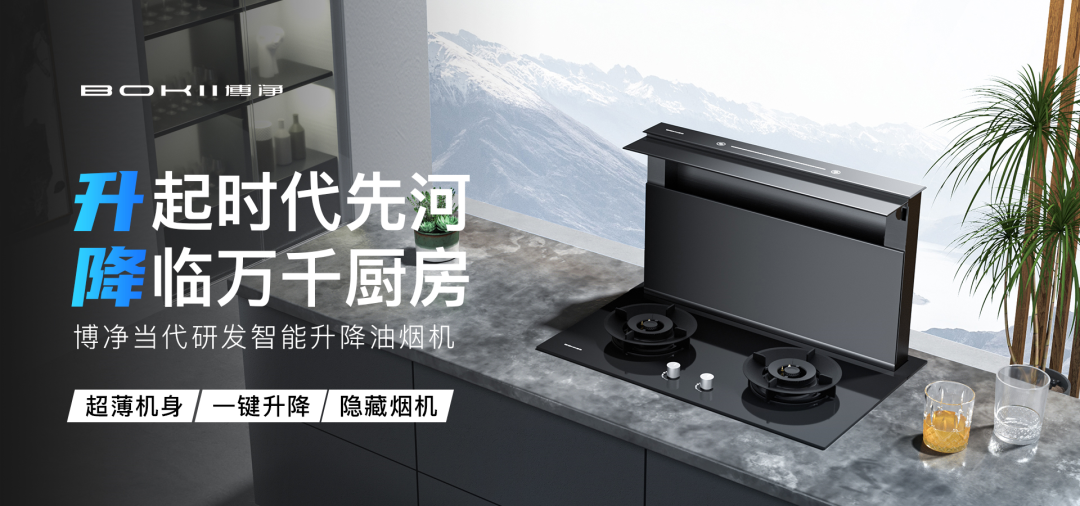 厨房装修博净分体式集成灶，，，，，就是这么悦目上层次